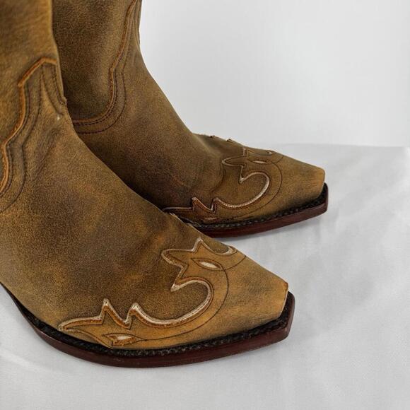 Old Gringo boots womens 6 brown leather embroidered western cowgirl festival - Picture 3 of 9